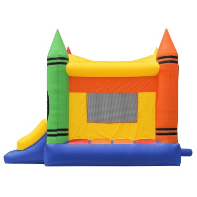 Inflatable HQ Commercial Grade Crayon Bounce House 100% PVC with Blower   